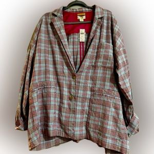 NWT, Maeve blazer, light cotton XL